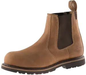 Buckbootz B1151SM Buckflex Safety Dealer Work Boots Autumn Oak Leather - Size 11