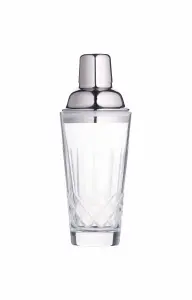 BarCraft 350ml Cut Glass Cocktail Shaker