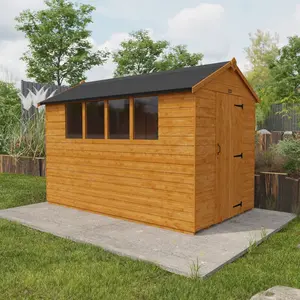 Tiger 6 Ft. W x 10 Ft. D Tongue and Groove Apex Wooden Shed