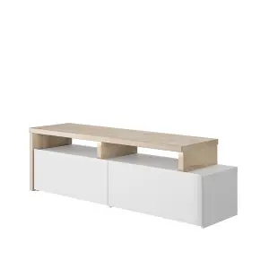 Diagone Oak White Television Stand