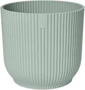 Elho Vibes Fold Mini 7cm Round Sorbet Green Recycled Plastic Plant Pot