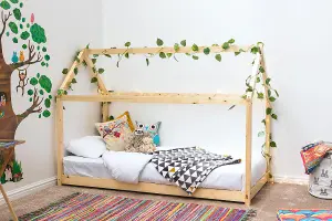 Kids Treehouse Pine House Bed - Single 3ft