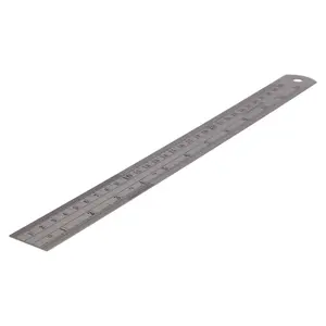 12" Stainless Steel Measuring Ruler Metric Imperial Measurements Measure Rule