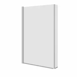 Rinse 810x1400mm Pivot Double Panel Over Bath Shower Screen Door 6mm Easy Clean Glass Shelves Door Panel Chrome