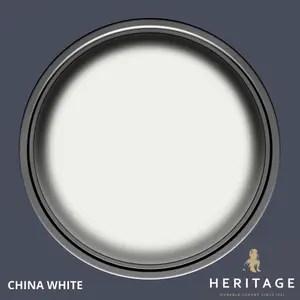 Dulux Trade Heritage China White Eggshell Wall paint, 750ml