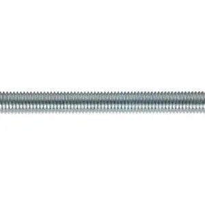 5-Pack M10 x 1mm Zinc Plated Threaded Studding Rod - Grade 8.8 DIN 975