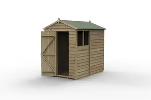 4LIFE Apex Shed 5x7 - Single Door - 2 Window