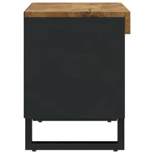 Berkfield TV Cabinet 60x33x43.5 cm Solid Wood Mango