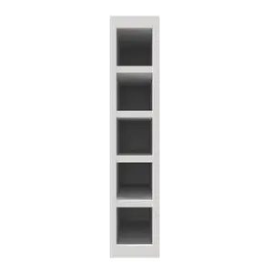 GoodHome Alpinia White Wine rack fascia, (H)715mm (W)147mm