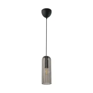 Nordlux Miella Indoor Dining Living Kitchen Hallway Pendant In Smoked (Diam) 10cm