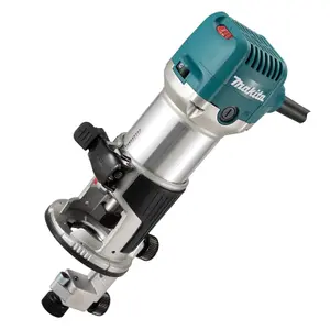 Makita RT0702CX4 1/4" Router / Laminate Trimmer with Trimmer Guide 240V 710w