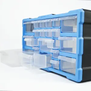 TekBox DIY Storage Organiser Unit with 22 Drawers