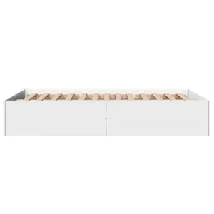 Berkfield Bed Frame without Mattress White 120x200 cm