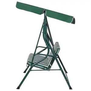 Patio Swing CHAPLIN Metal Green