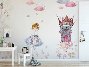 Princess Castle Digital Mural 350cm x 255cm