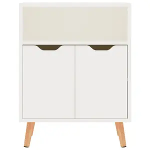 Sideboard 60x30x72 cm Engineered Wood High Gloss White