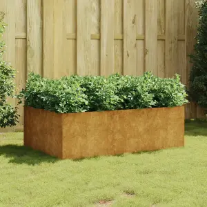 Berkfield Garden Raised Bed 120x80x40 cm Corten Steel