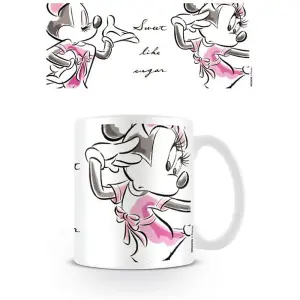 Disney Sweet Minnie Mouse Mug White/Pink/Black (One Size)