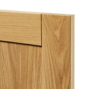 GoodHome Verbena Natural oak effect Matt natural Shaker Appliance Cabinet door (W)600mm (H)687mm (T)20mm