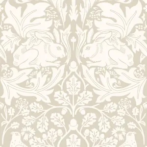 Hoopla Walls Forest Rabbit Natural Smooth Matt Wallpaper