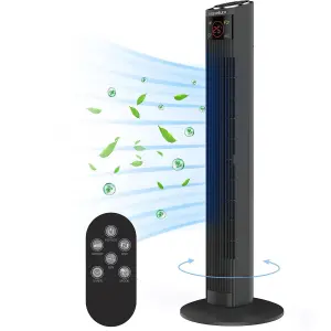 Senelux 36 Inch Tower Fan With Remote Control