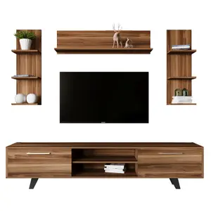 MILANO TV Entertainment Cabinet, Walnut