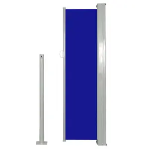 Berkfield Retractable Side Awning 120 x 300 cm Blue