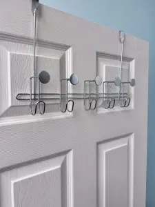 Showerdrape Moretti Chrome Over Door Storage Hooks