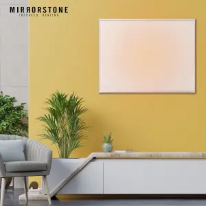 Mirrorstone 900W Classic Infrared Heating Panel With White Frame