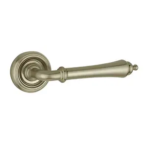 Camille Olympia Door Handle (Set of 2) Satin Nickel