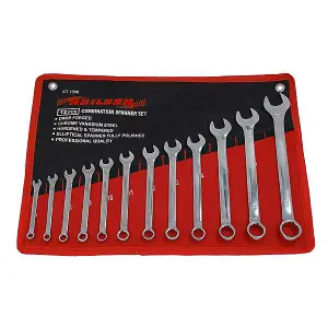 12pc Combination Spanner Set 6mm to 22mm in Wallet (Neilsen CT1350)