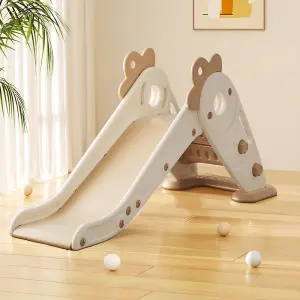 Kids Foldable Slide for Toddlers Age 1-3 Freestanding Playset for Indoor and Outdoor Playground