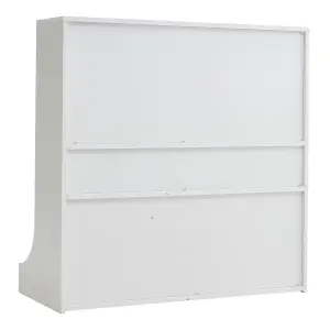 White 3 Tier Kids Toy Storage Boxes Open Style Child Toy Organizer Cabinet with 3 Drawer