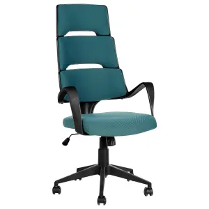 Beliani Modern Office Chair Blue GRANDIOSE