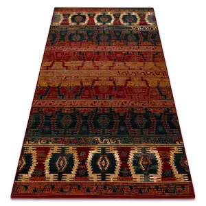 Wool carpet OMEGA TAPAS ethnic, light ruby 200x300 cm