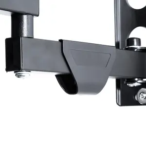 TV Bracket - for 17 - 42 inch screens, extendable, swivel, tilt TV wall mount - black