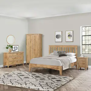 Birlea Hampstead Small Double Bed Frame In Oak