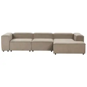 Left-Hand Corner Sofa ARDAL Taupe Left Hand