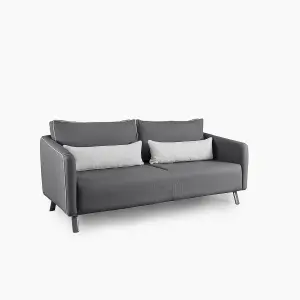 Emelda Grace Chloe Large Sofa - Dark Grey