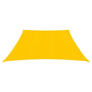 Berkfield Sunshade Sail 160 g/m2 Yellow 3/4x3 m HDPE