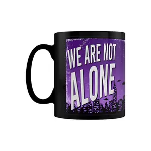 Grindstore We Are Not Alone Sci-Fi Mug Black/Purple (One Size)