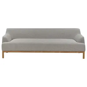 3 Seater Fabric Sofa Grey SOSJO