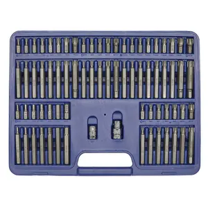 Sealey Mixed 3/8" & 1/2" Square Drive Screwdriver Bit Set 74 Piece AK21974