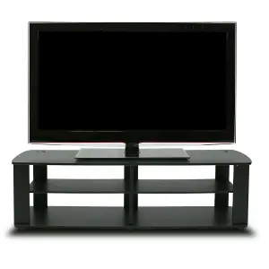 Furinno 11191BK THE Entertainment Center TV Stand, Black