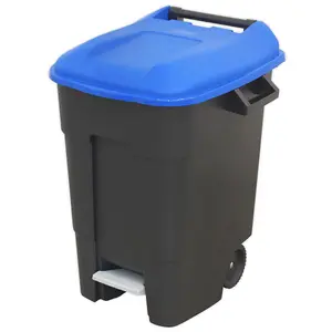 Sealey Refuse/Wheelie Bin with Foot Pedal 100L - Blue BM100PB