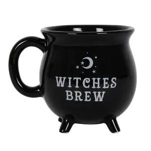 Ceramic Witches Brew Cauldron Halloween Mug (500 ml)