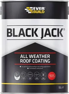 Everbuild Black Jack All Weather Roof Coat 5L