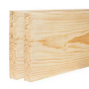 7x1.5 Inch Planed Timber  (L)1500mm (W)169 (H)32mm Pack of 2