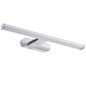 LED Bathroom Wall Light 8W Cool White IP44 Chrome Over Mirror Bar Strip Lamp