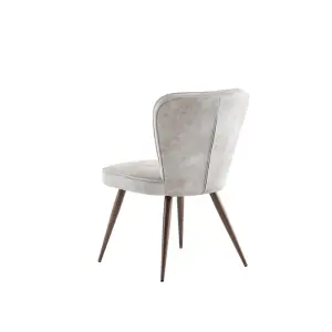 PS Global Set of 2 Vienna Dining Chairs (Pearl)